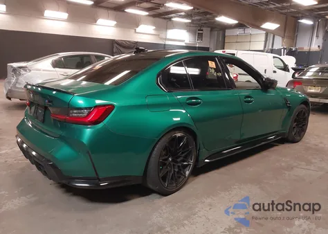 2021 BMW M3 Competition from USA, damaged, VIN WBS33AY0XMFK82755